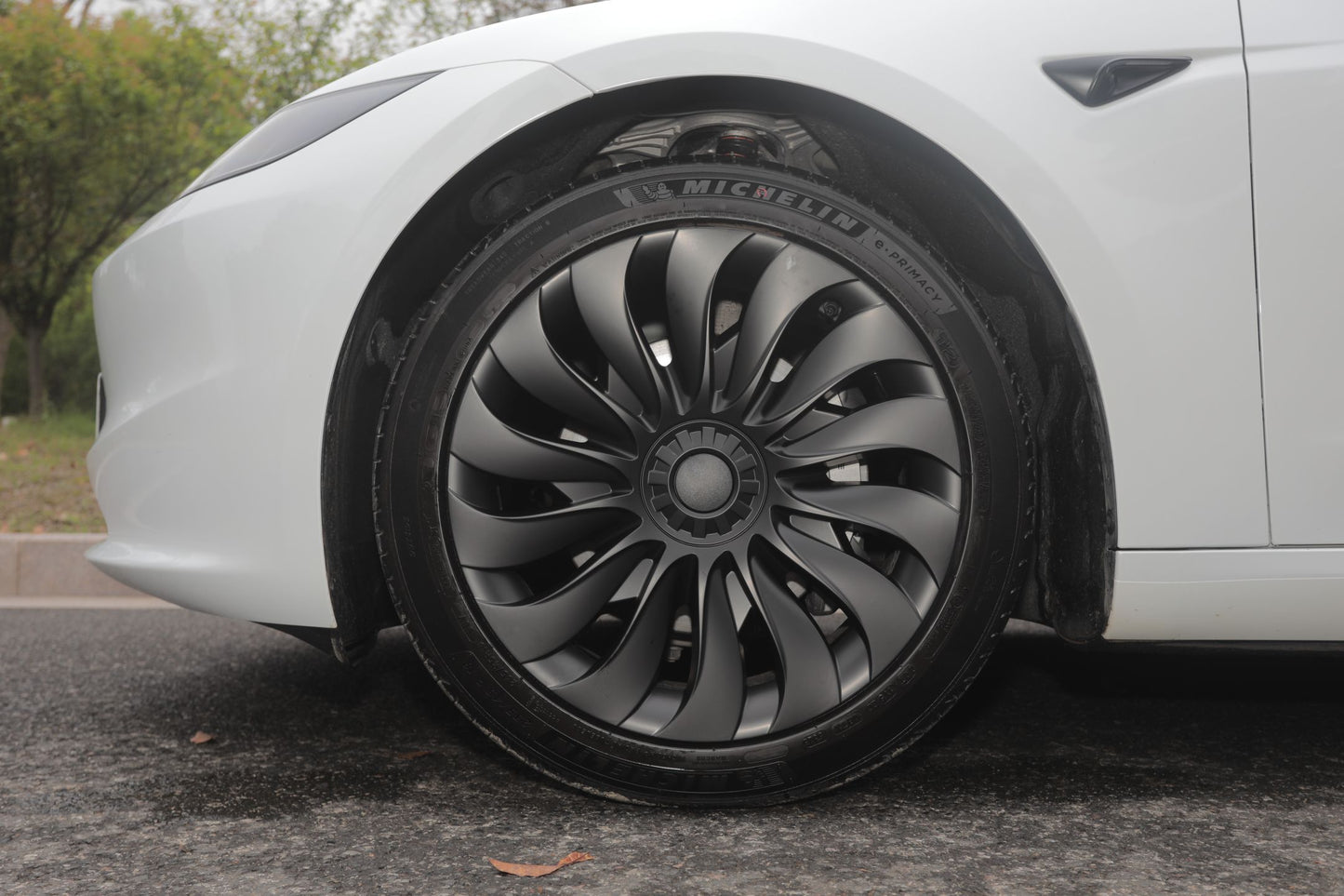 Tesla Model 3 2024 STORM HIGHLAND 4 x 18" Wheel Covers Cover Hub Cap T Logo