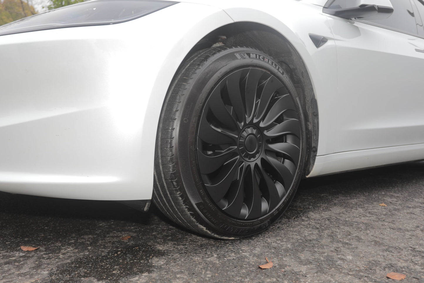 Tesla Model 3 2024 STORM HIGHLAND 4 x 18" Wheel Covers Cover Hub Cap T Logo